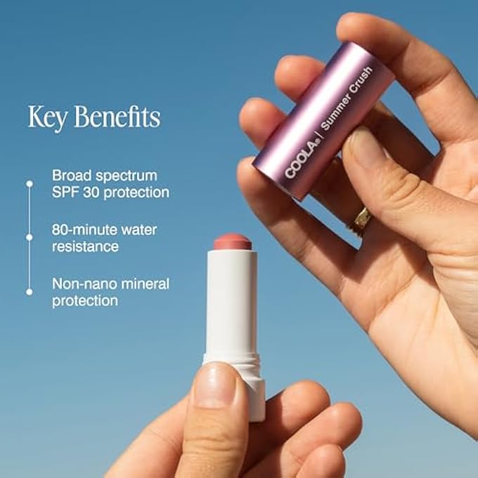 Coolab ORGANIC TINTED LIP BALM & MINERAL SUNSCREEN WITH SPF 30, DERMATOLOGIST TESTED LIP CARE FOR DAILY PROTECTION, VEGAN, SUMMER CRUSH, 0.15 OUNCE - Image 3